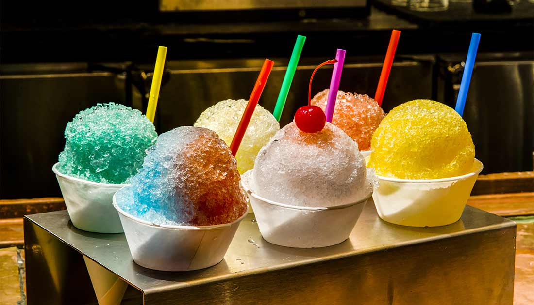 Boozy Snow Cones at The Lively | thirsty.