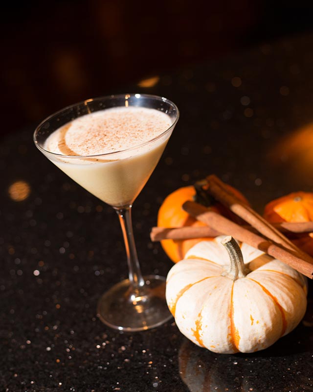 Pumpkin Spiced Latte Martini at Del Friscos